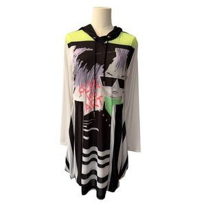 Sunsense Jamie Sadock Graphic Hooded Dress Golf Athleisure Activewear Large